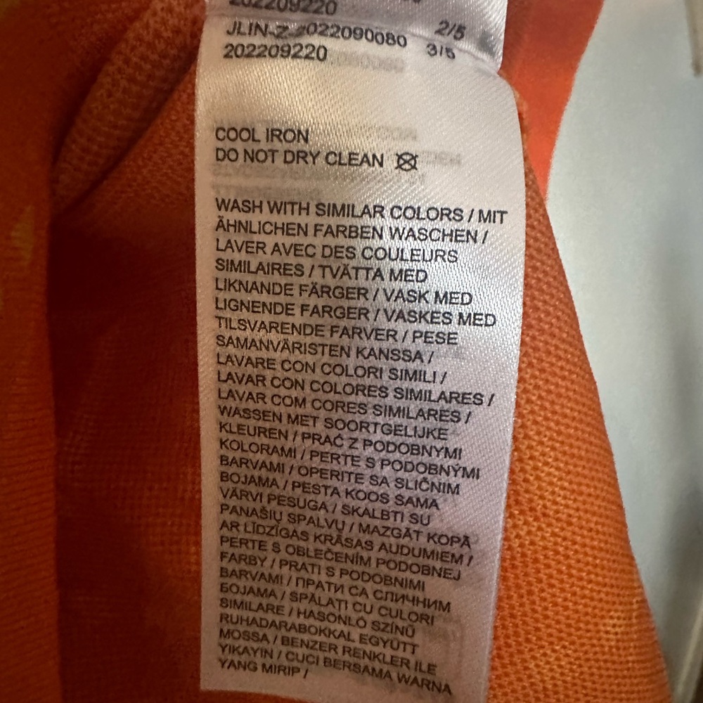 J.Lindeberg Women's FREJA KNITTED Golf TOP Vest AWKW08150 Orange Small Med NEW - Picture 6 of 7